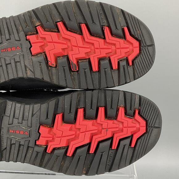 Hisea Men’s Waterproof Composite Toe Work Boots Black Size 9M - Picture 10 of 10